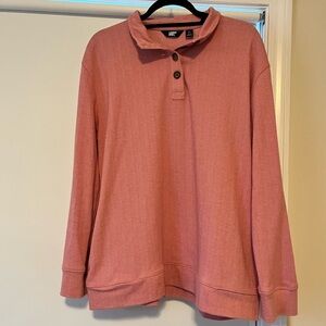 Lands End Women's Pink Pullover Top